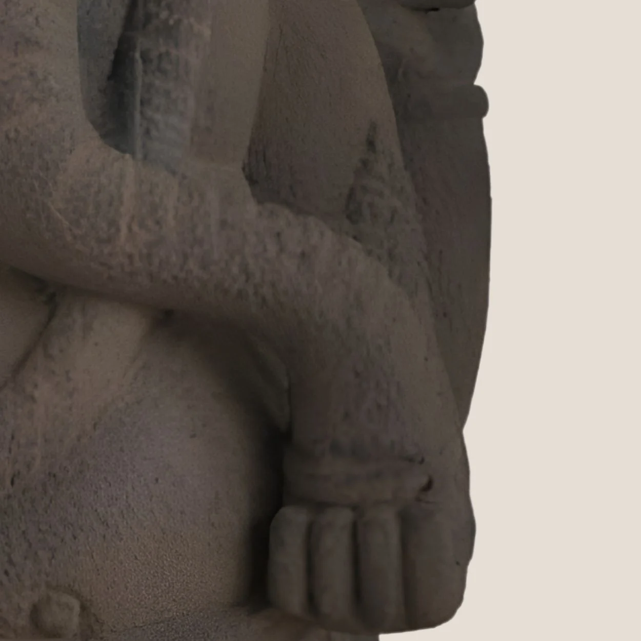 Ganesha erguido detalle